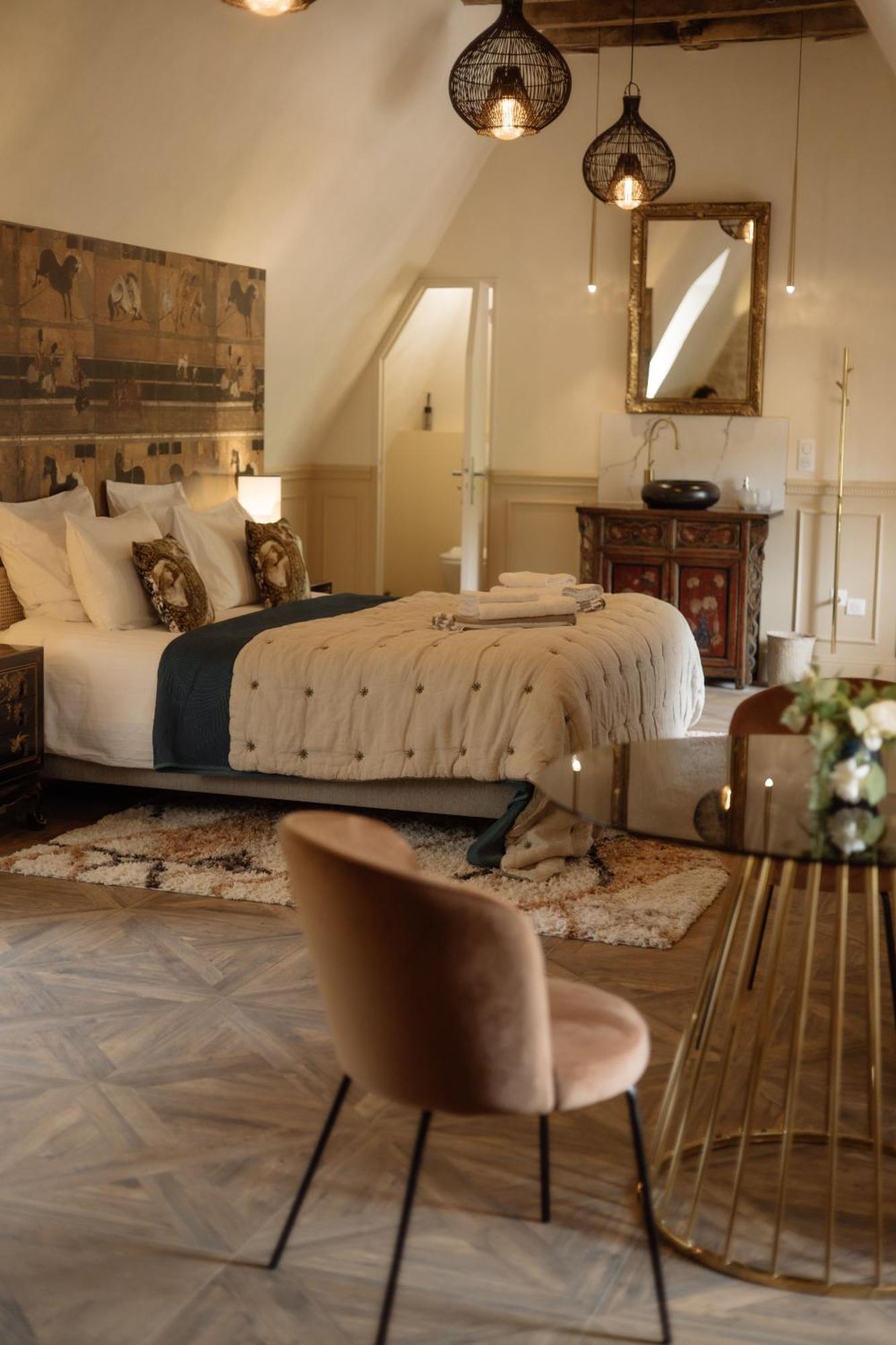 לינה וארוחת בוקר אוטואר Manoir De Laroque Delprat מראה חיצוני תמונה
